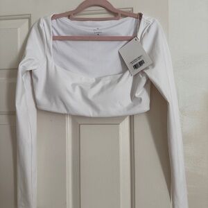 CSB scoop neck workout top